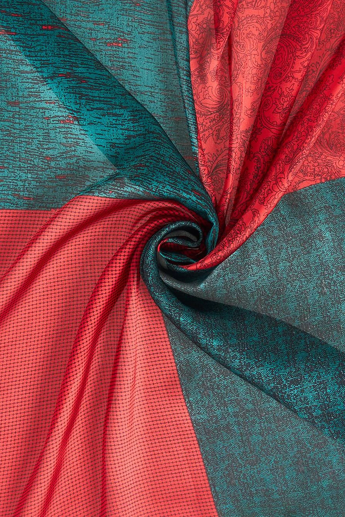 Red Checkered Scarf