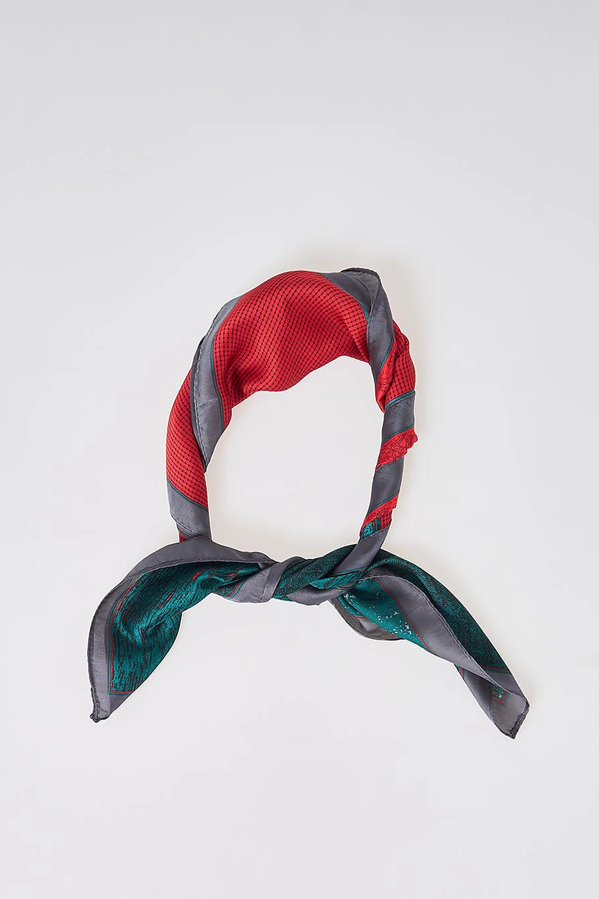 Red Checkered Scarf