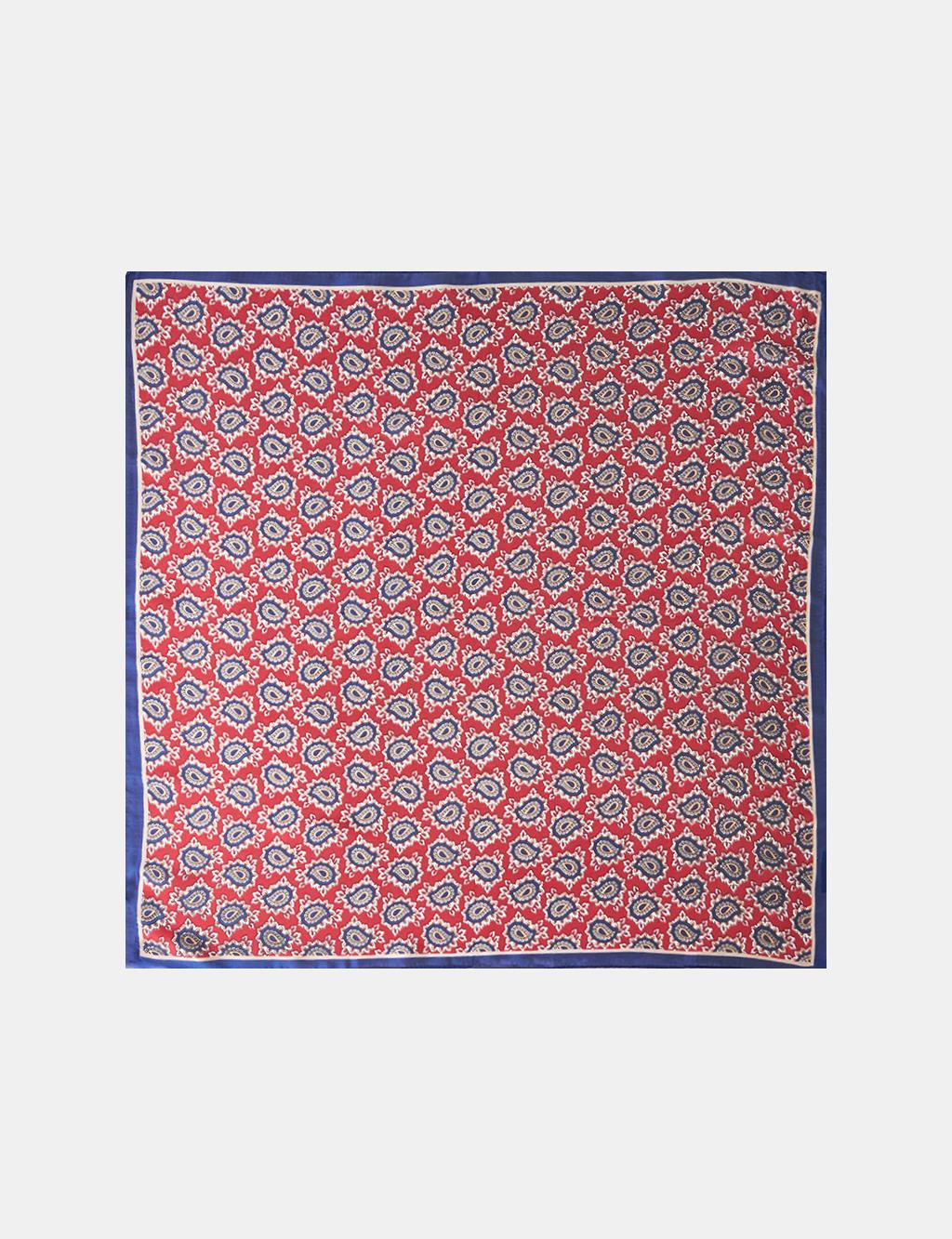 Red Shawl Pattern Scarf