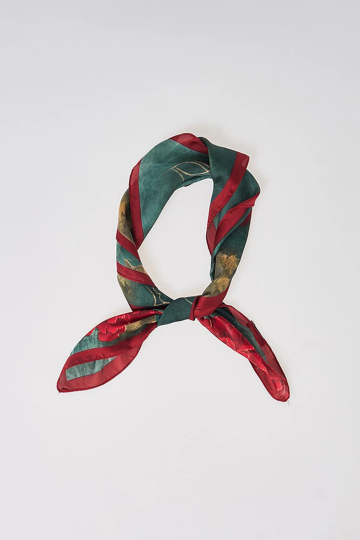 Petrol Green Shadow Effect Scarf