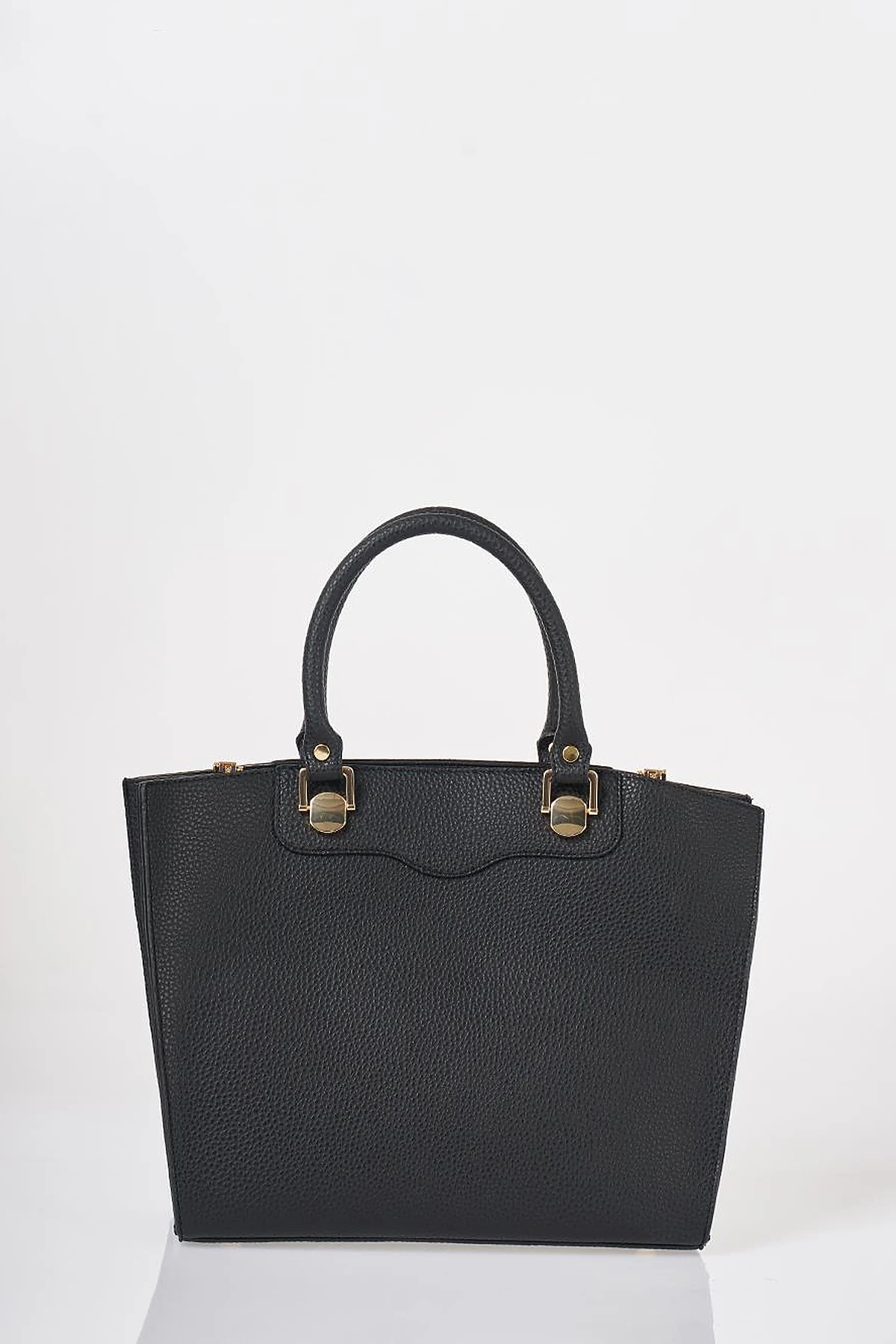 Accessory Detailed Tote Bag Black