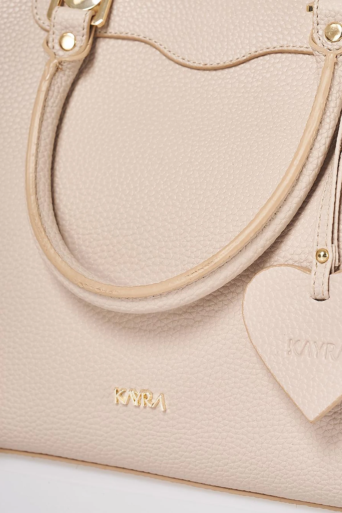Accessory Detailed Tote Bag Stone