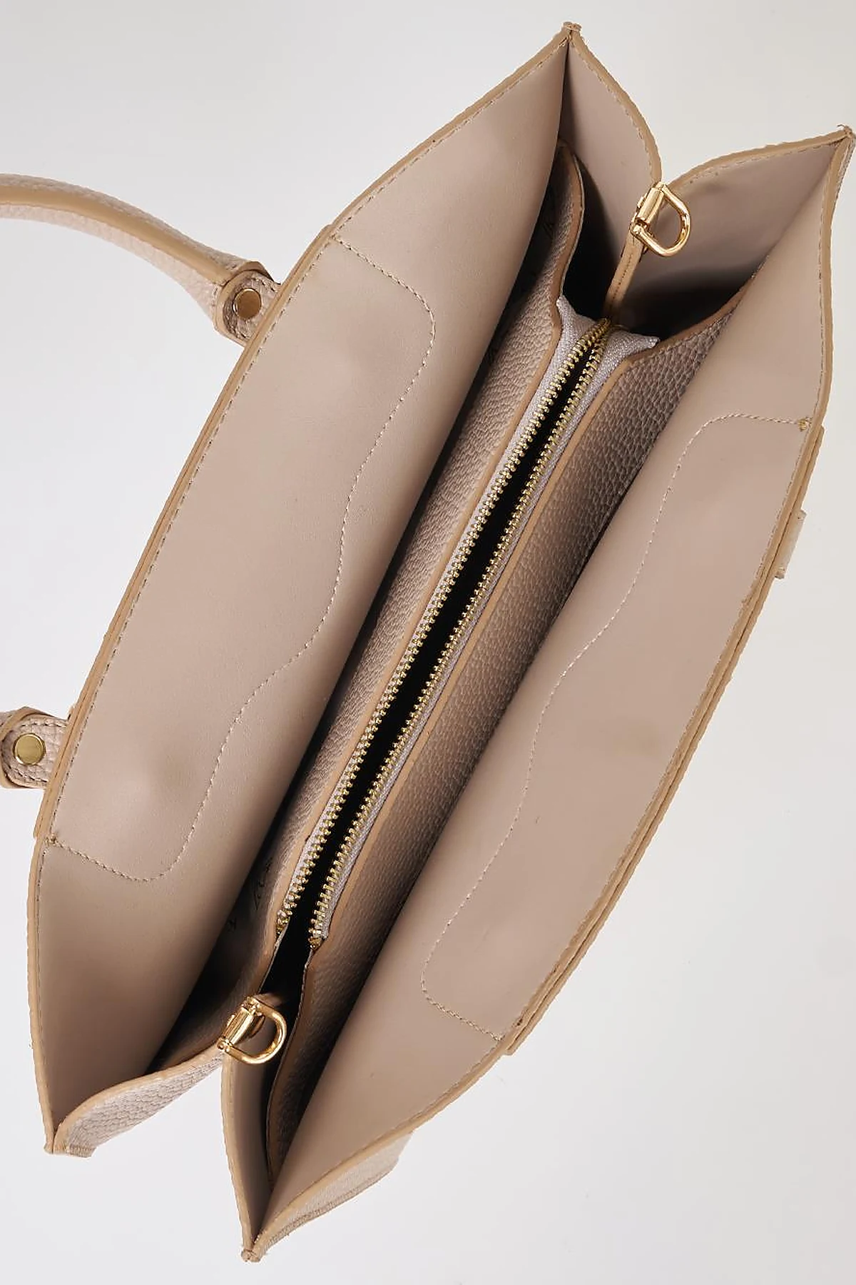 Accessory Detailed Tote Bag Stone