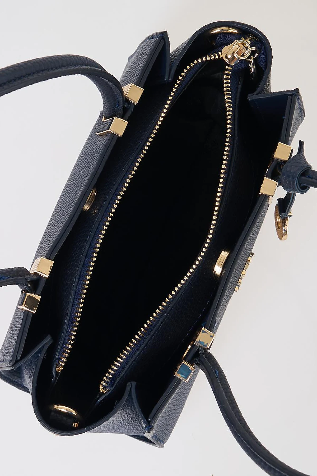 Buckle Detailed Tote Bag Navy