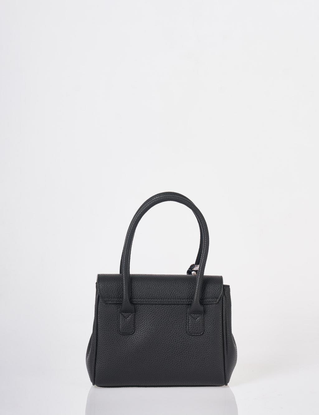 Scarf Detail Handbag Black