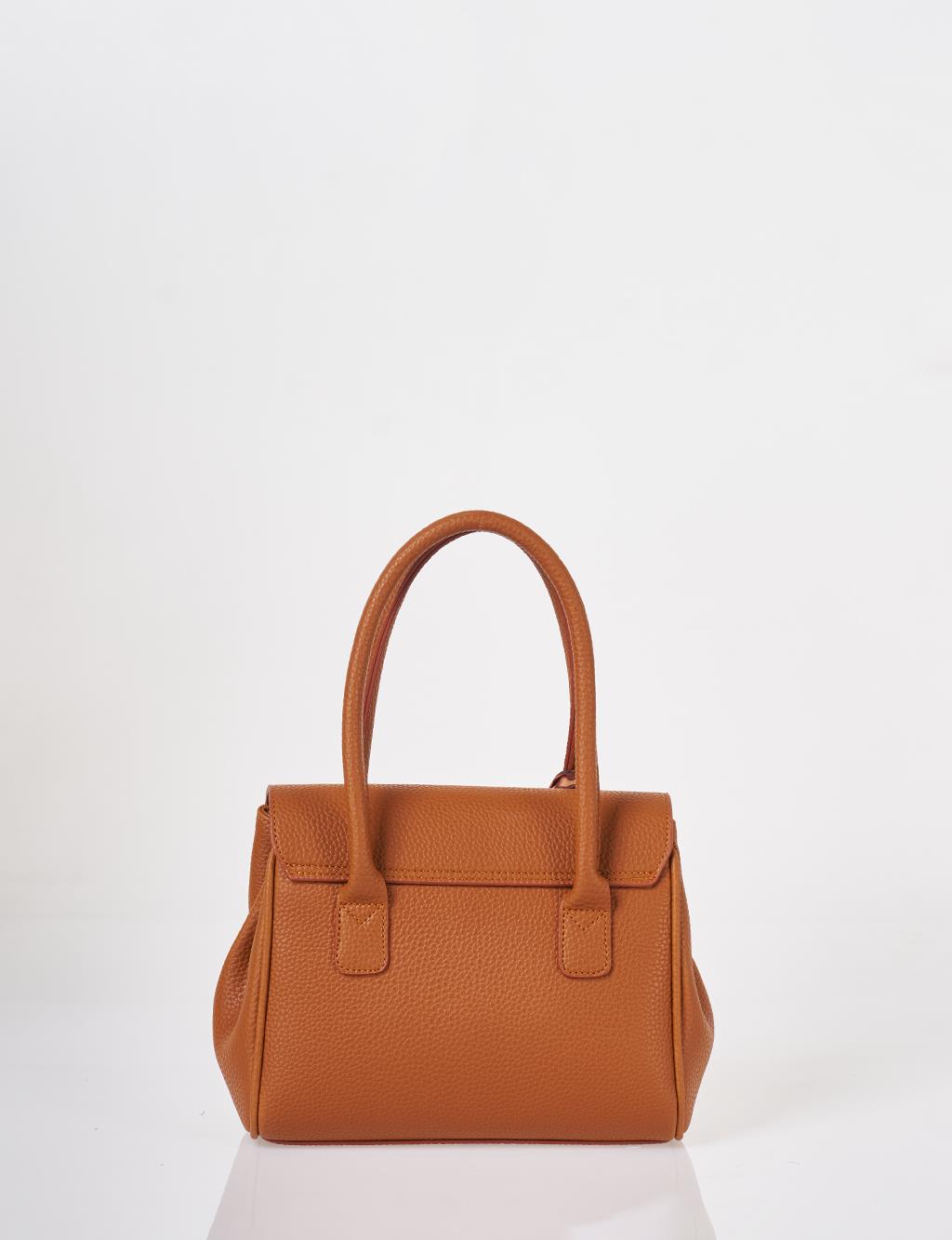 Scarf Detail Handbag Tan
