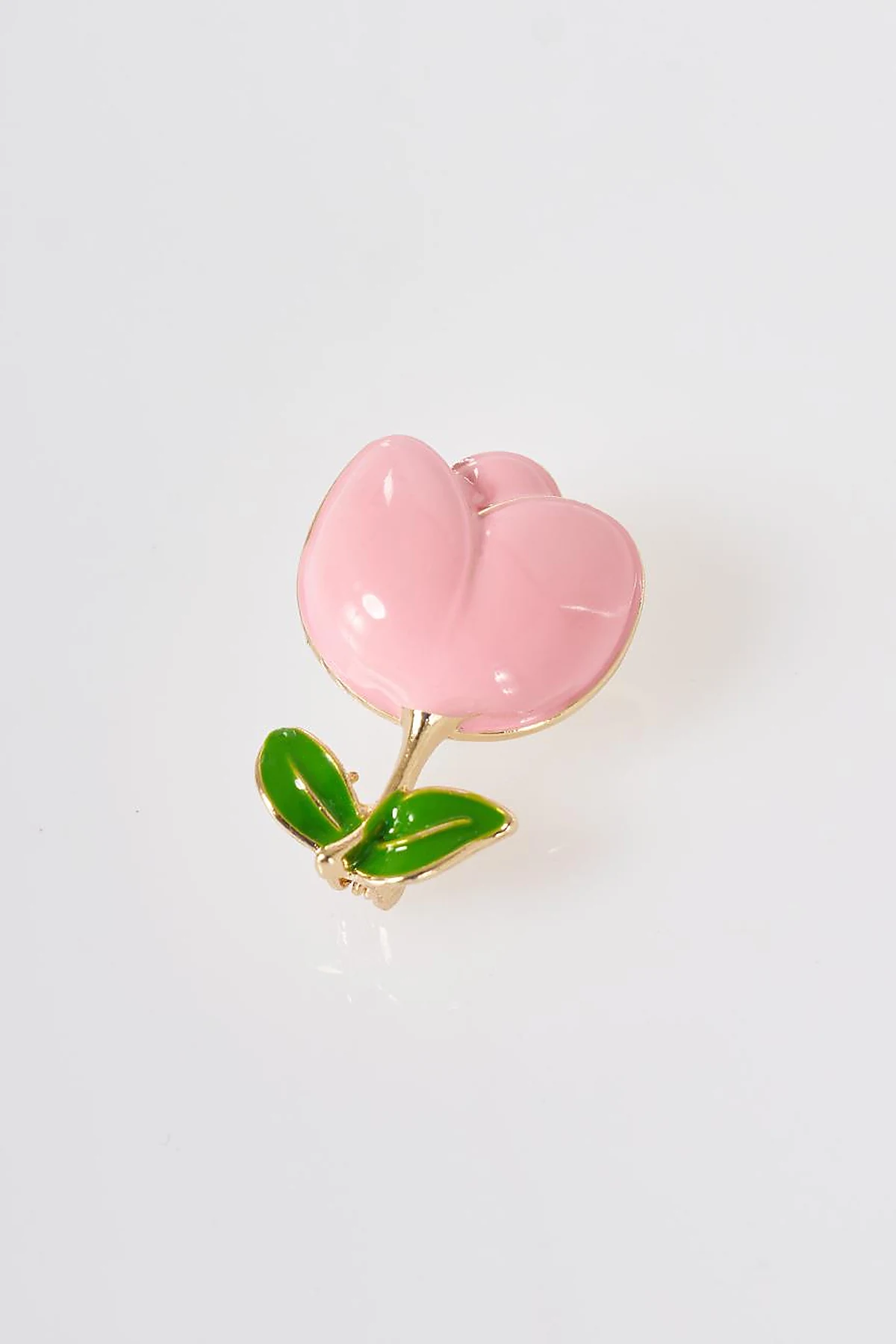 Tulip Figure Brooch Gold