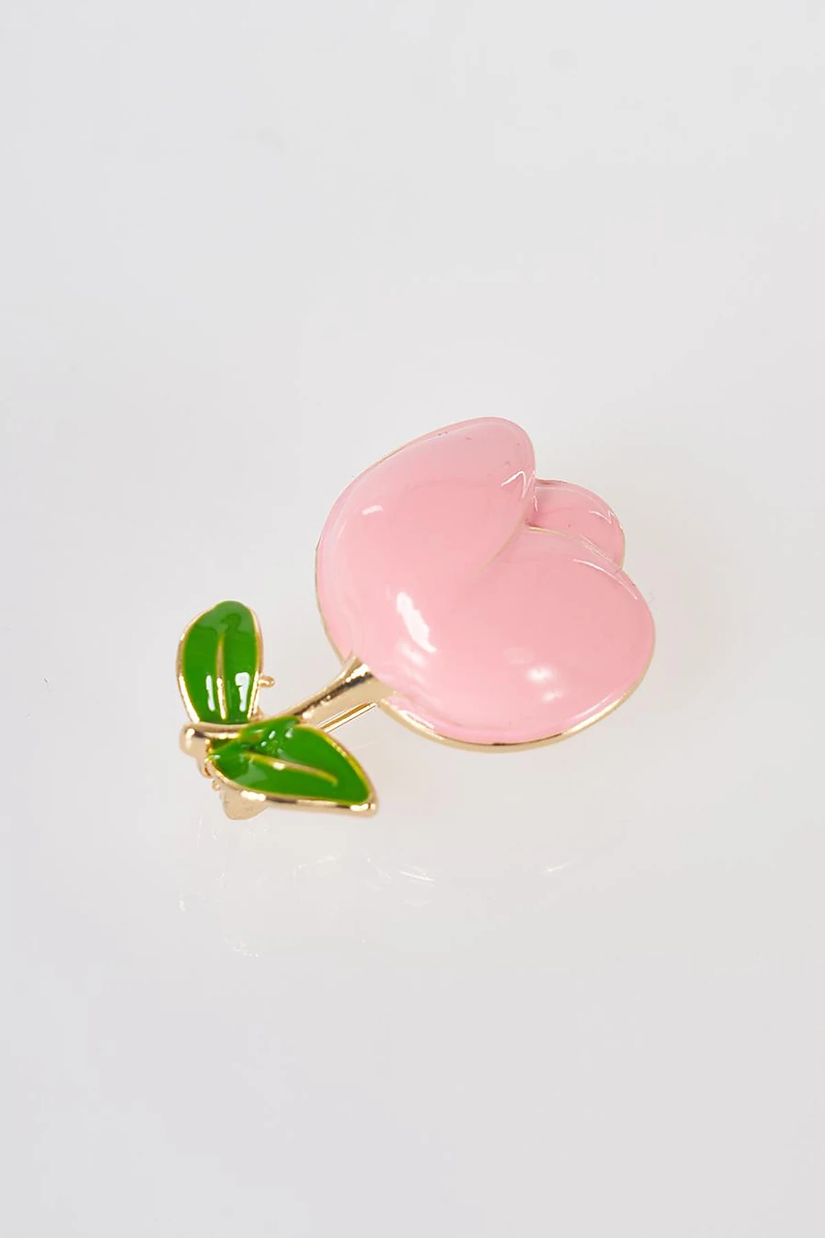 Tulip Figure Brooch Gold