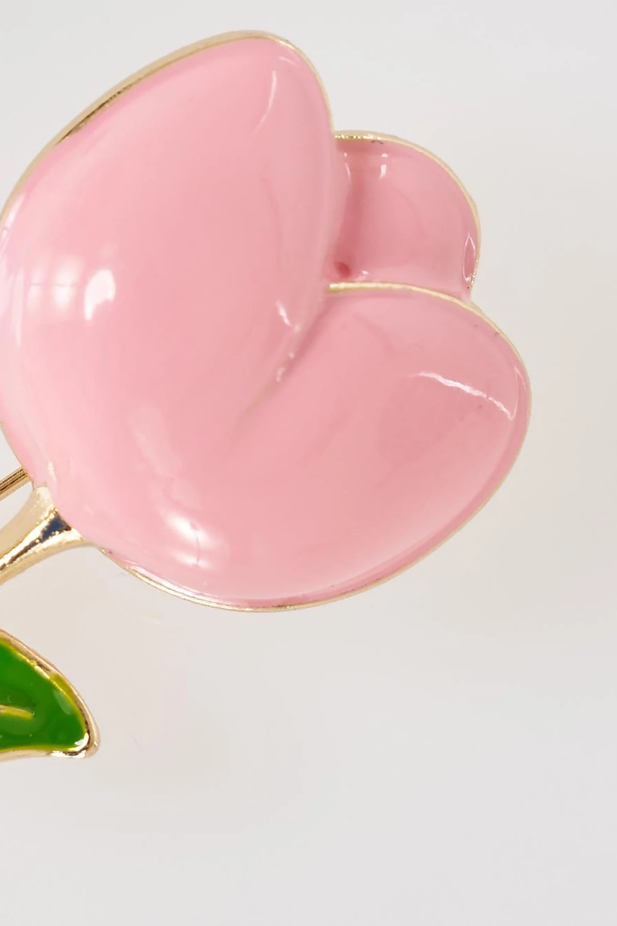 Tulip Figure Brooch Gold
