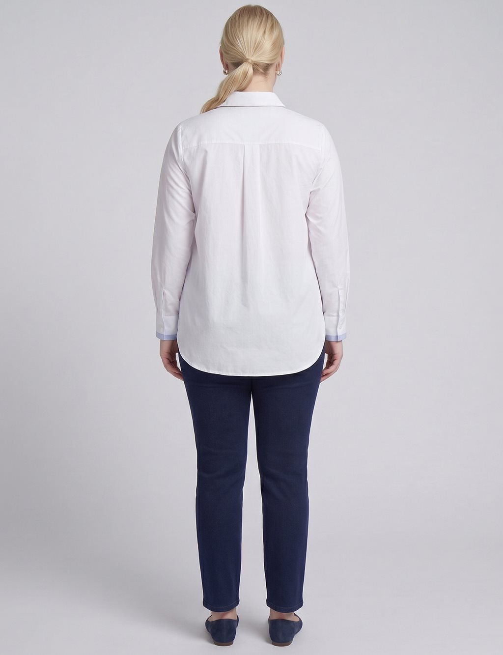 Embroidered Appliqué Cotton Tunic Optical White