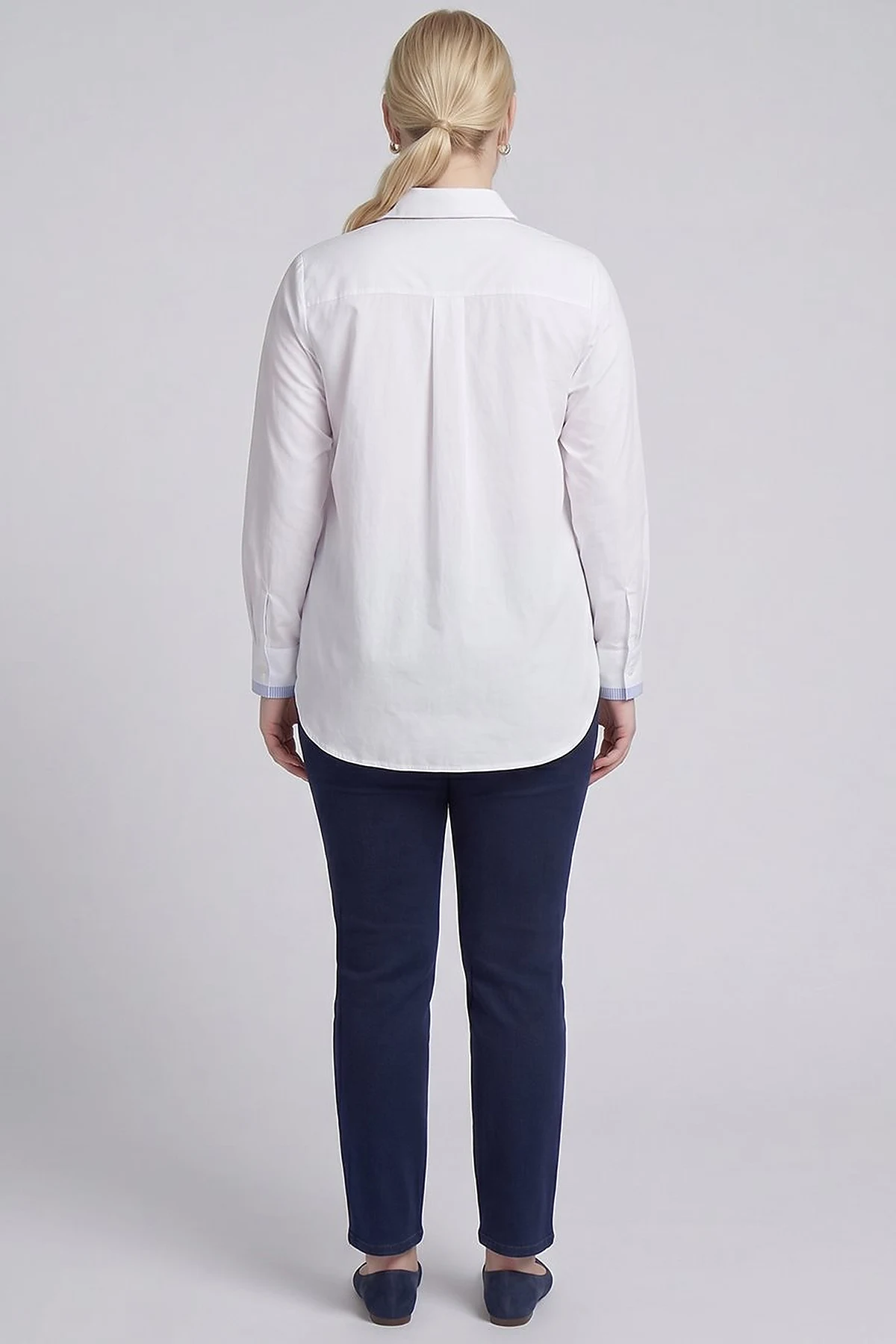 Embroidered Appliqué Cotton Tunic Optical White