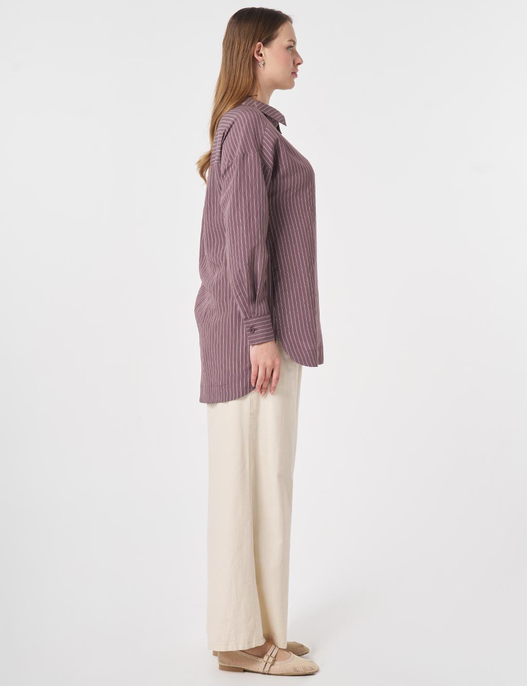 Welt Pocket Modal Tunic Cocoa Powder