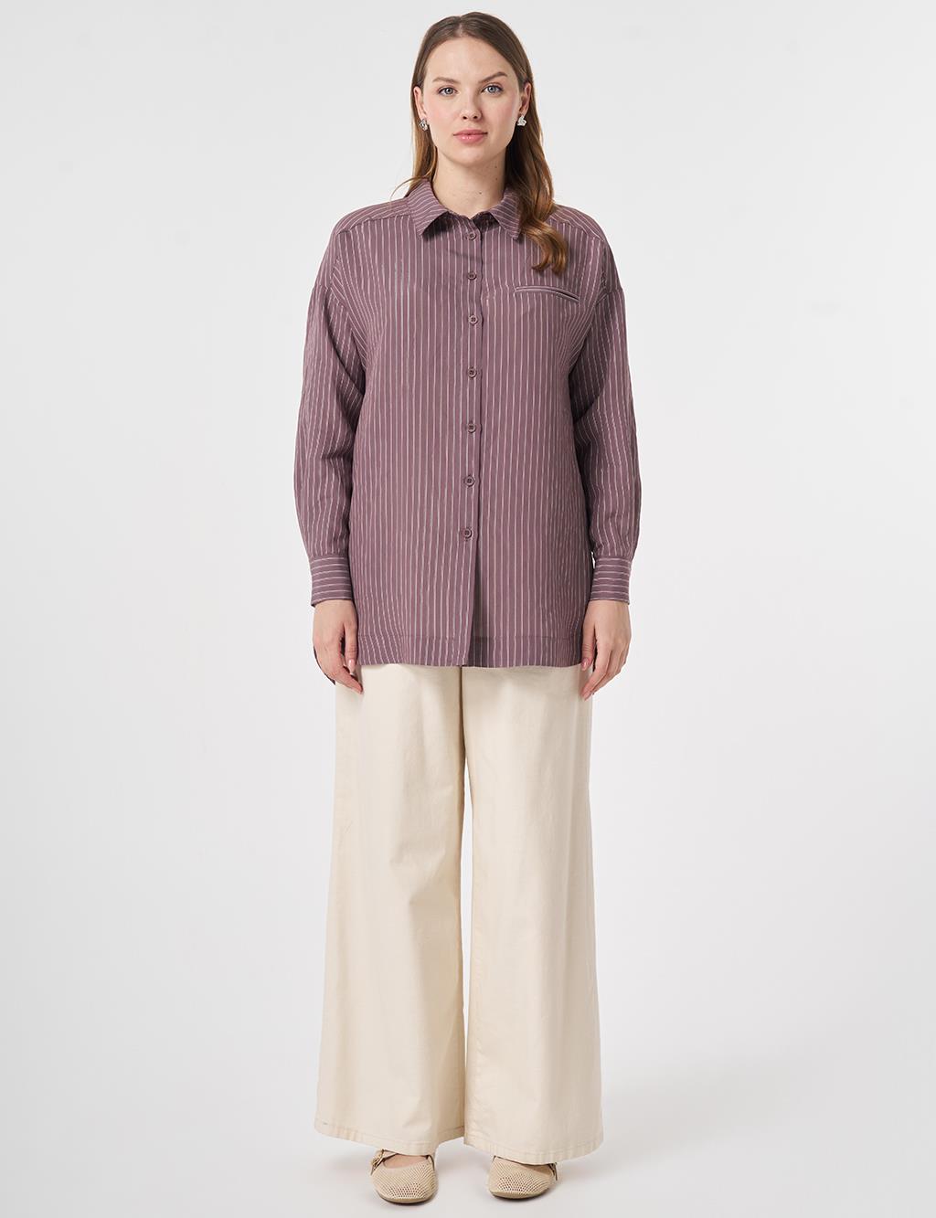 Welt Pocket Modal Tunic Cocoa Powder