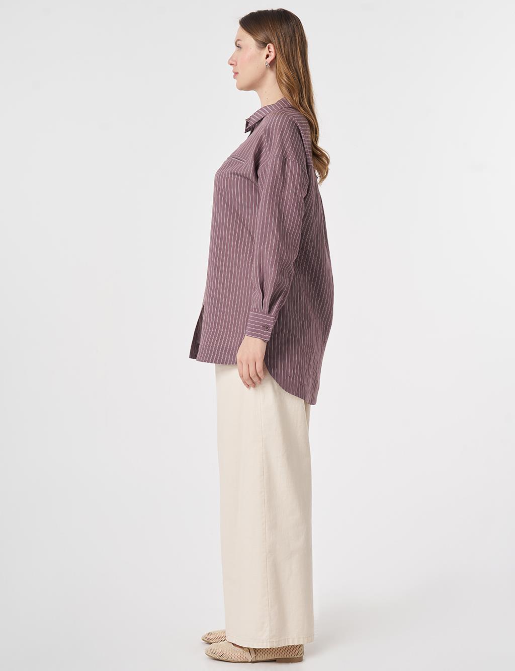 Welt Pocket Modal Tunic Cocoa Powder