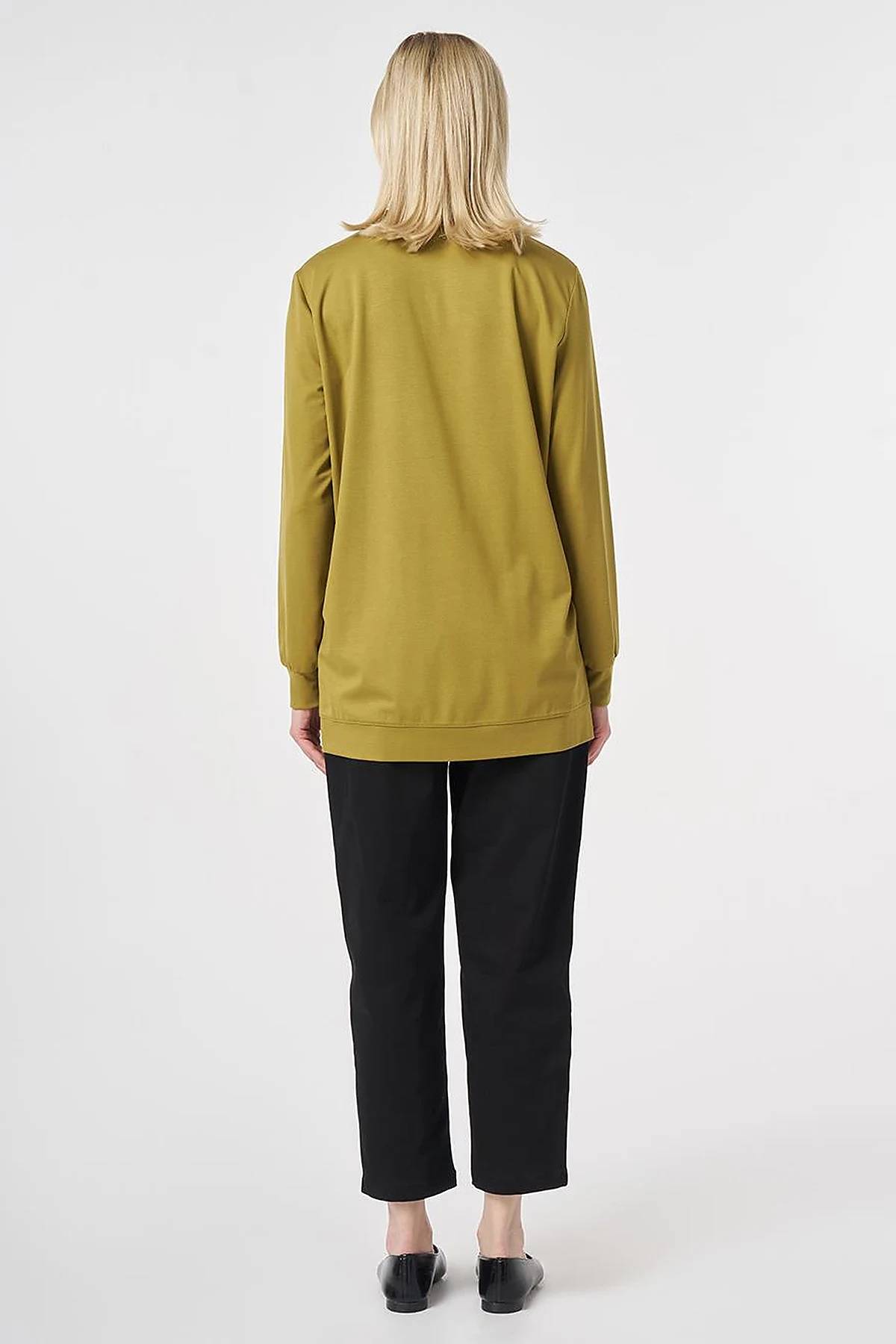 Embroidered Jersey Sweatshirt Khaki