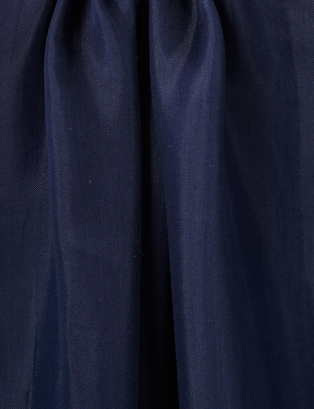 Viscose Blend Shawl Navy