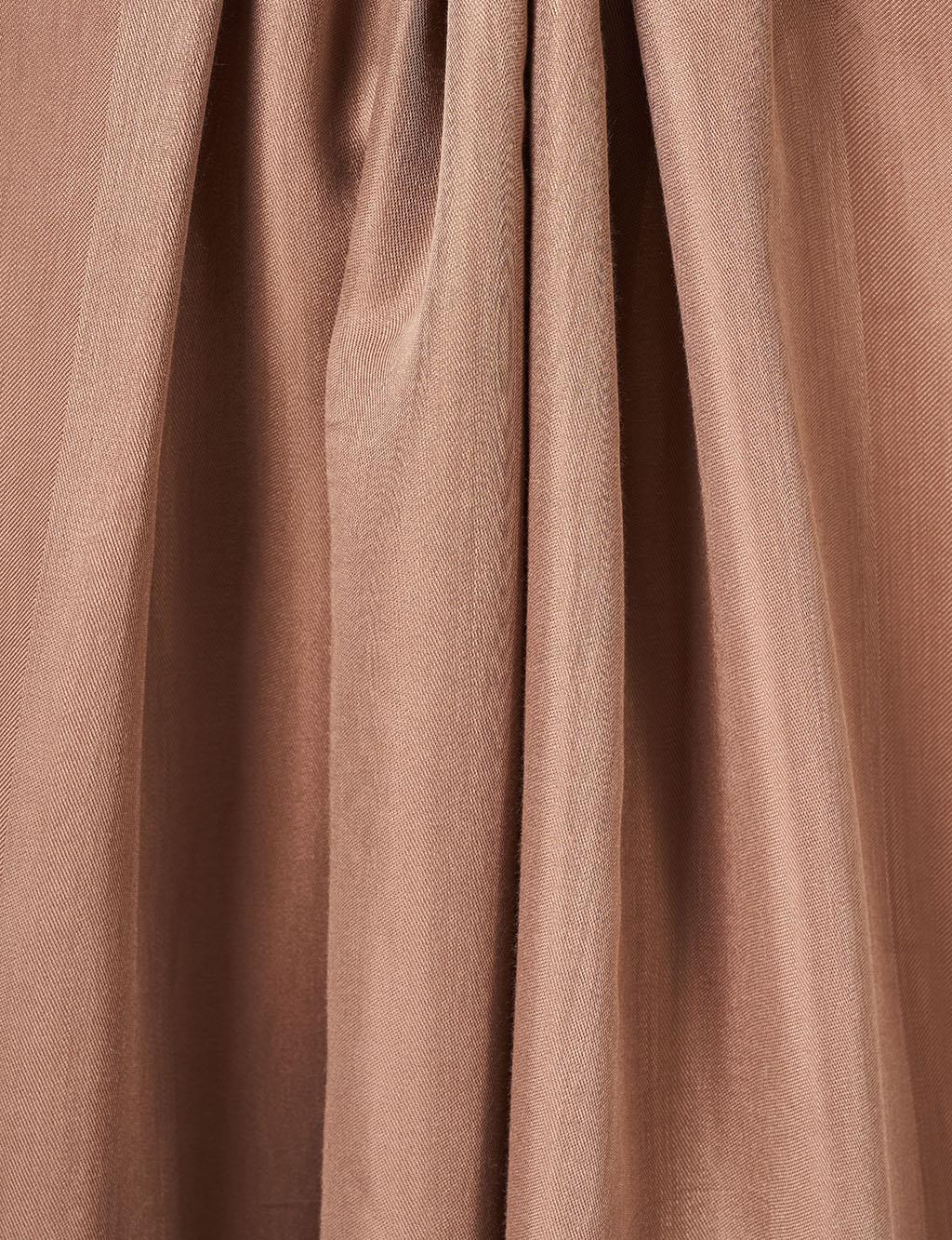 Viscose Blend Shawl Brown