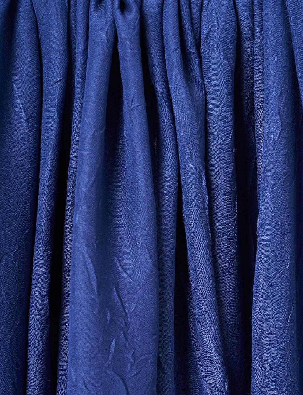 Crinkle Shawl Blue