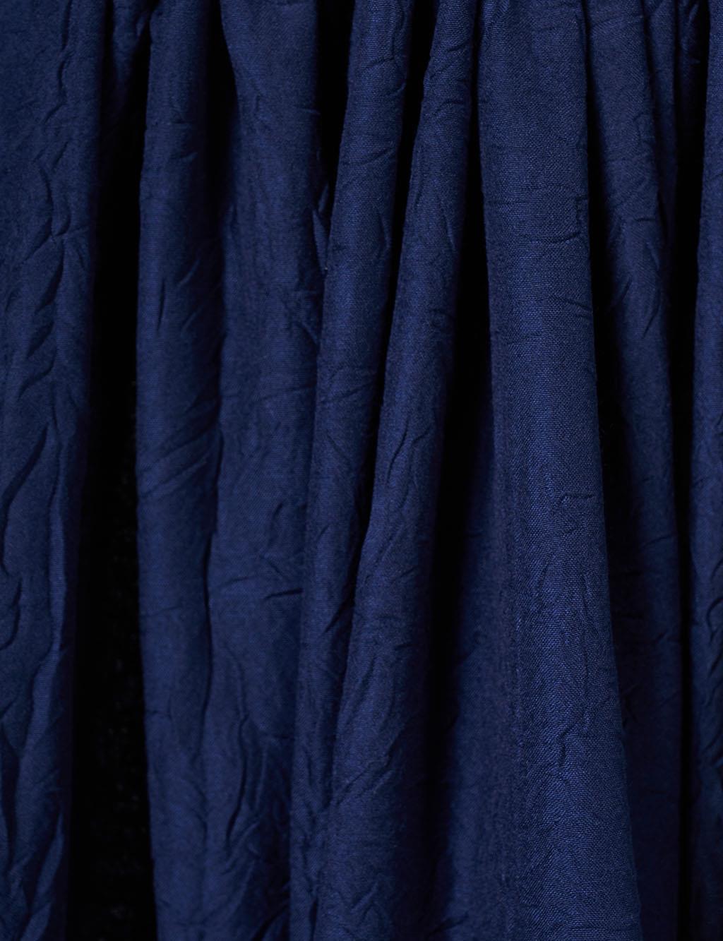 Crinkle Shawl Navy