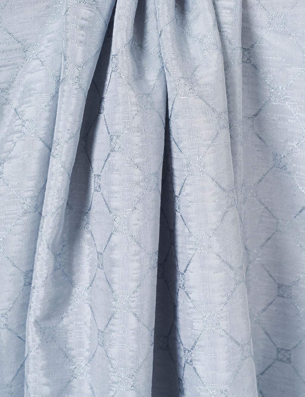 Patterned Cotton Shawl Gray