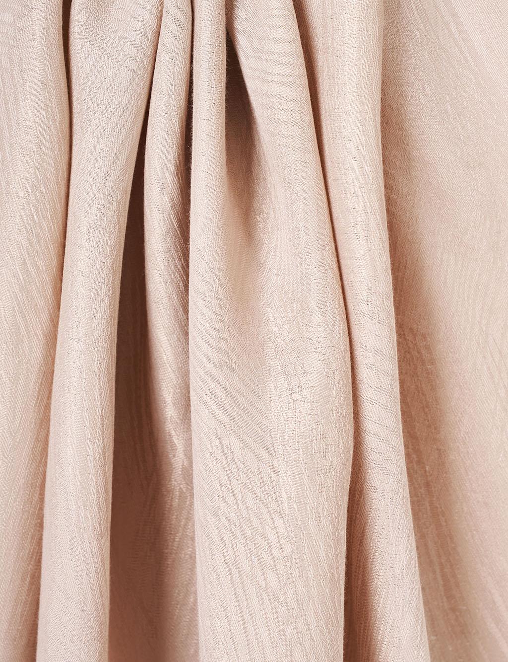 Brush Patterned Viscose Shawl Stone