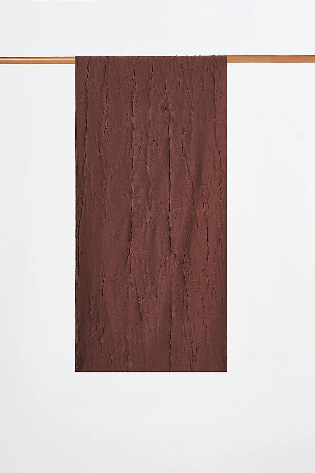 Crinkle Shawl Dark Brown