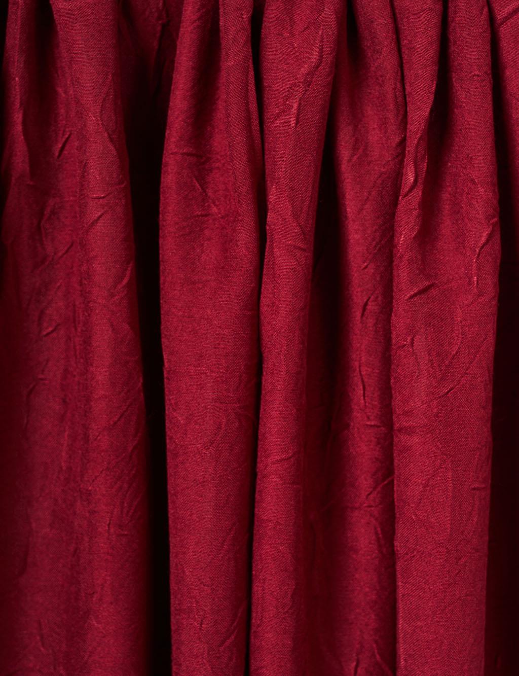 Crinkle Shawl Burgundy