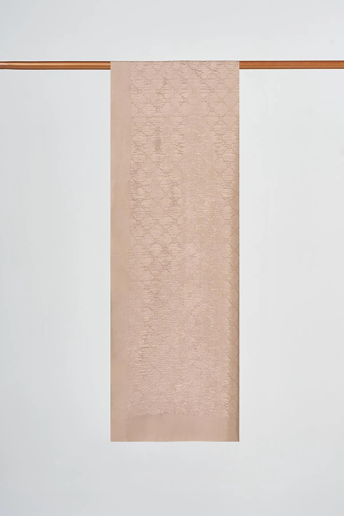 Patterned Cotton Shawl Beige