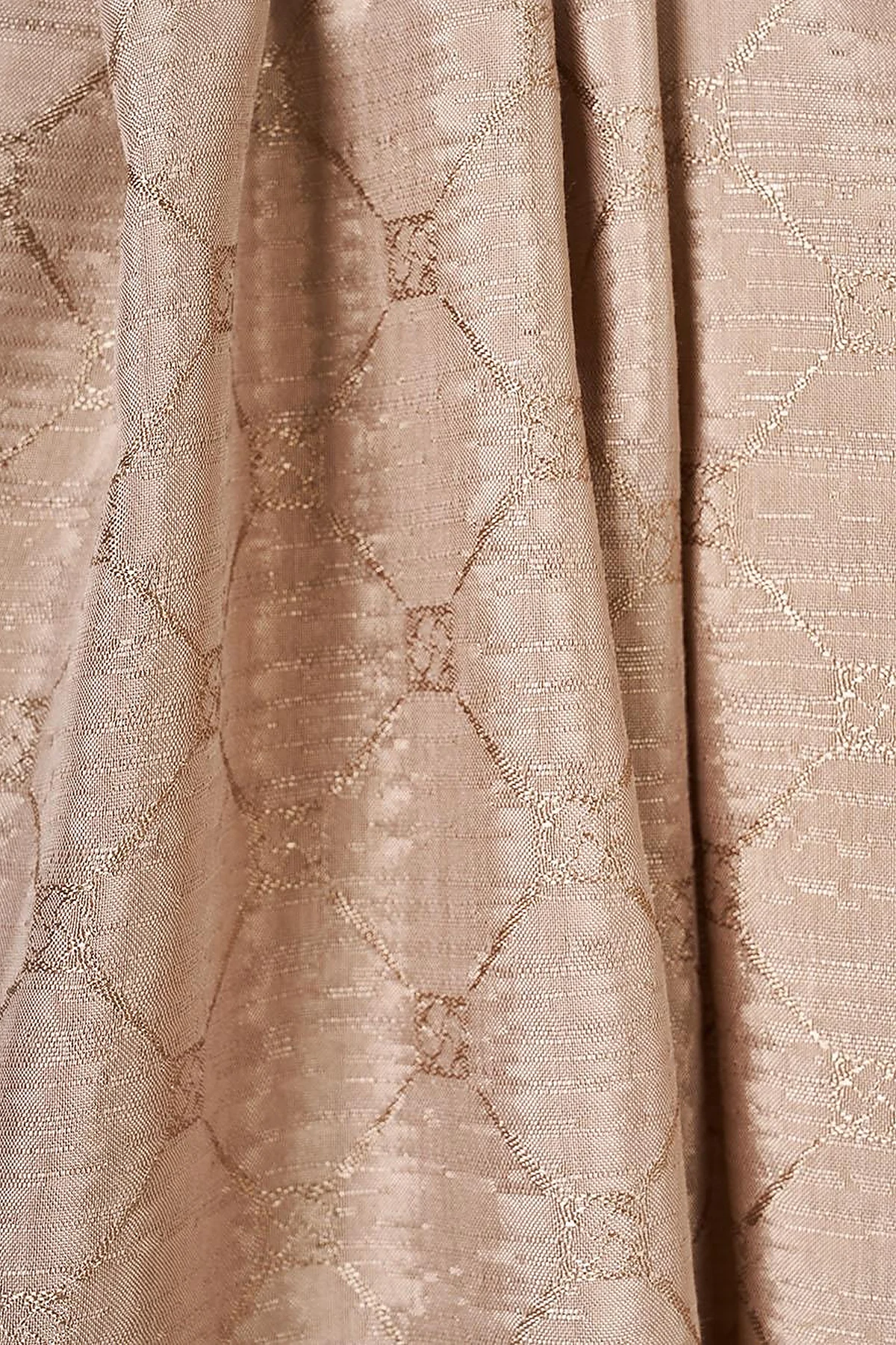 Patterned Cotton Shawl Beige