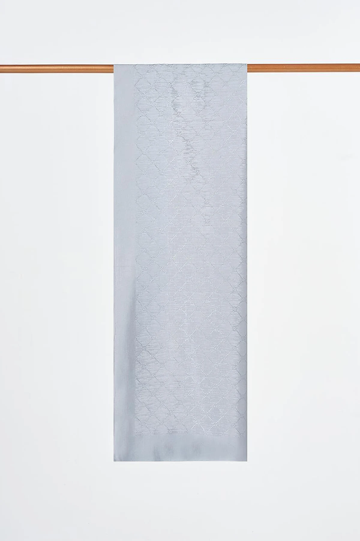 Patterned Cotton Shawl Gray