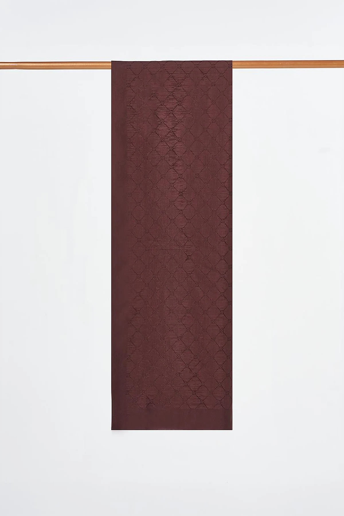Patterned Cotton Shawl Brown