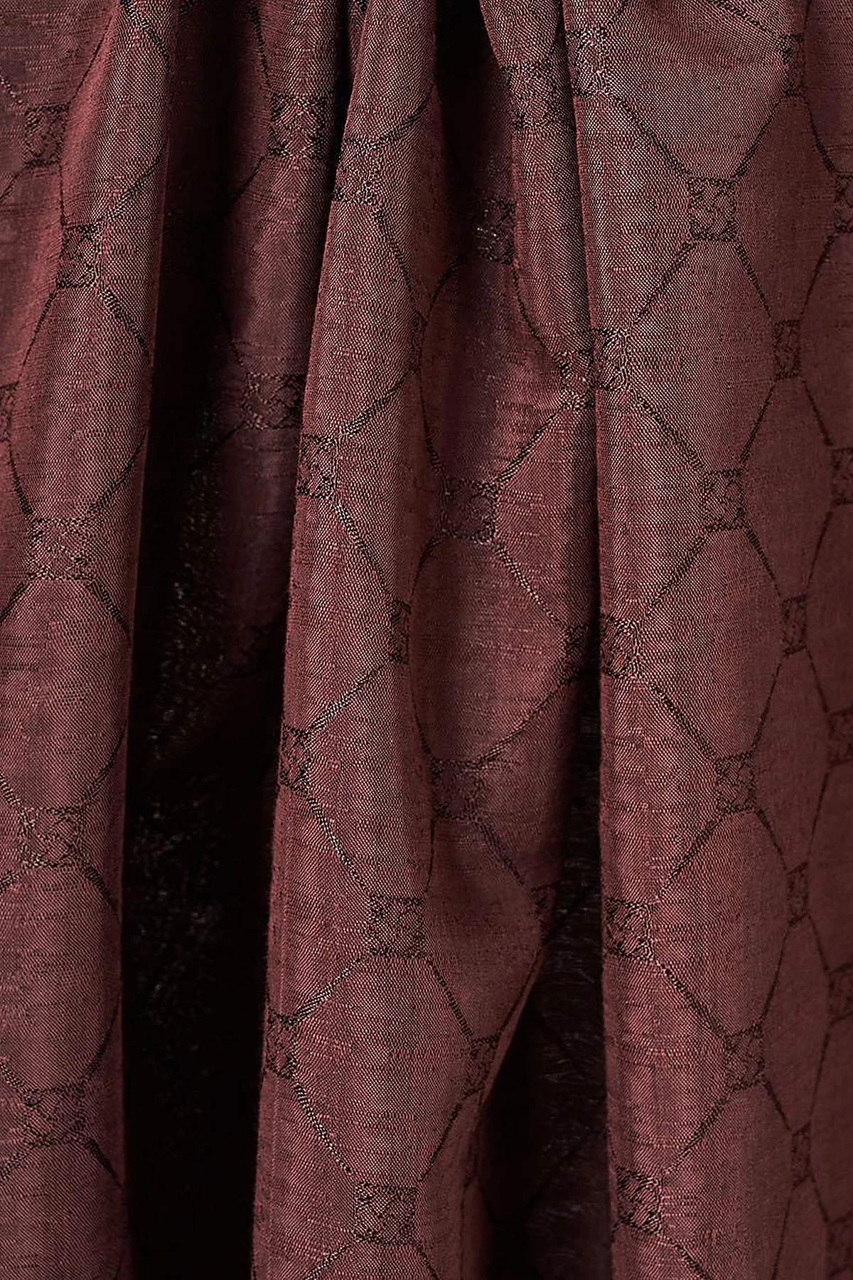 Patterned Cotton Shawl Brown