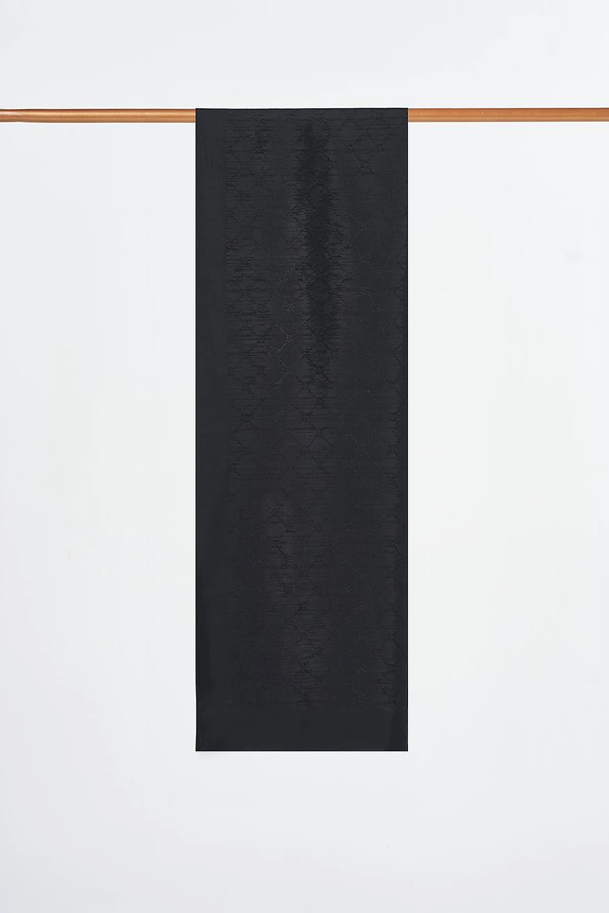 Patterned Cotton Shawl Black
