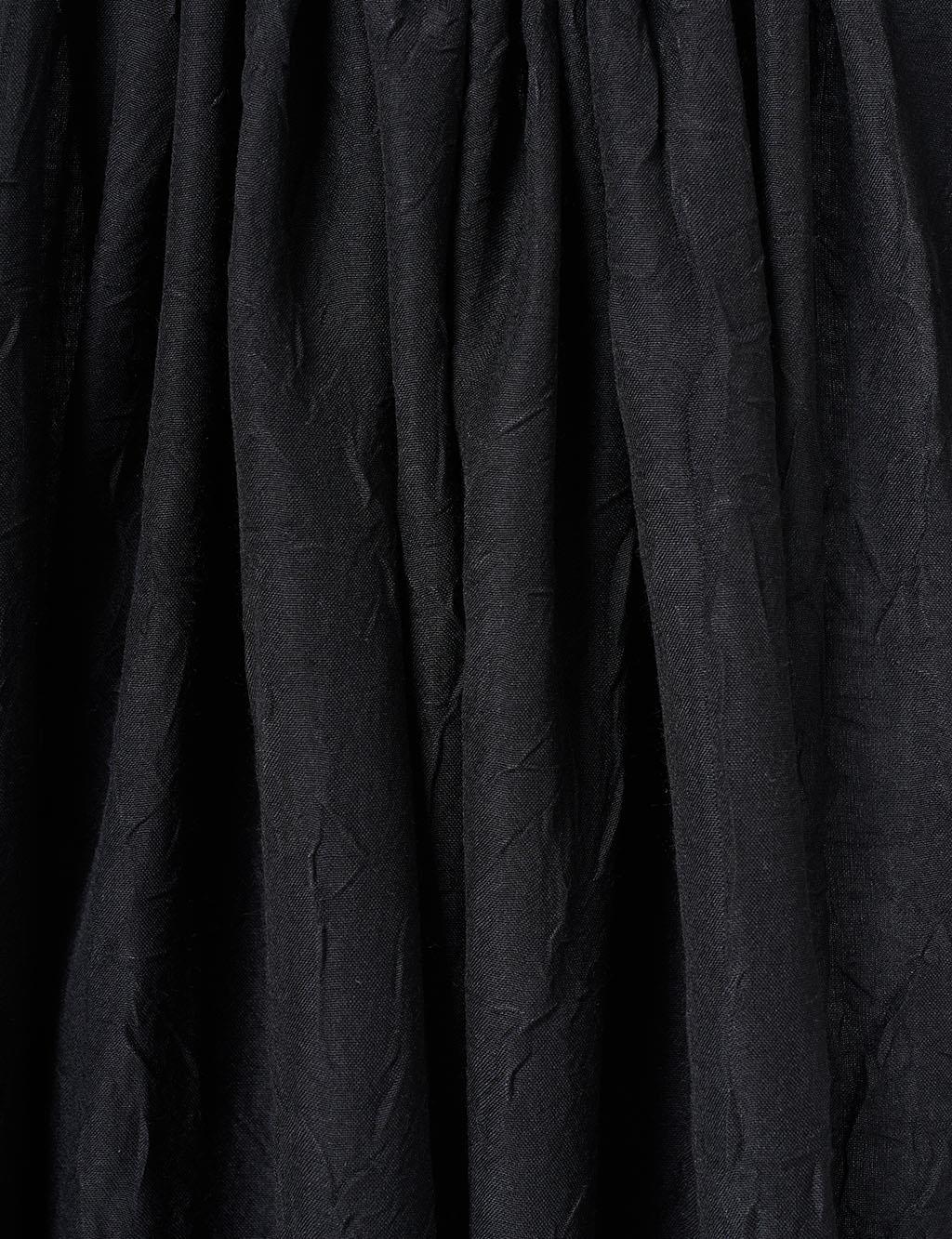 Crinkle Shawl Black