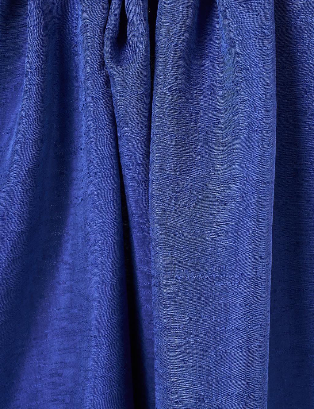 Textured Cotton Shawl Navy