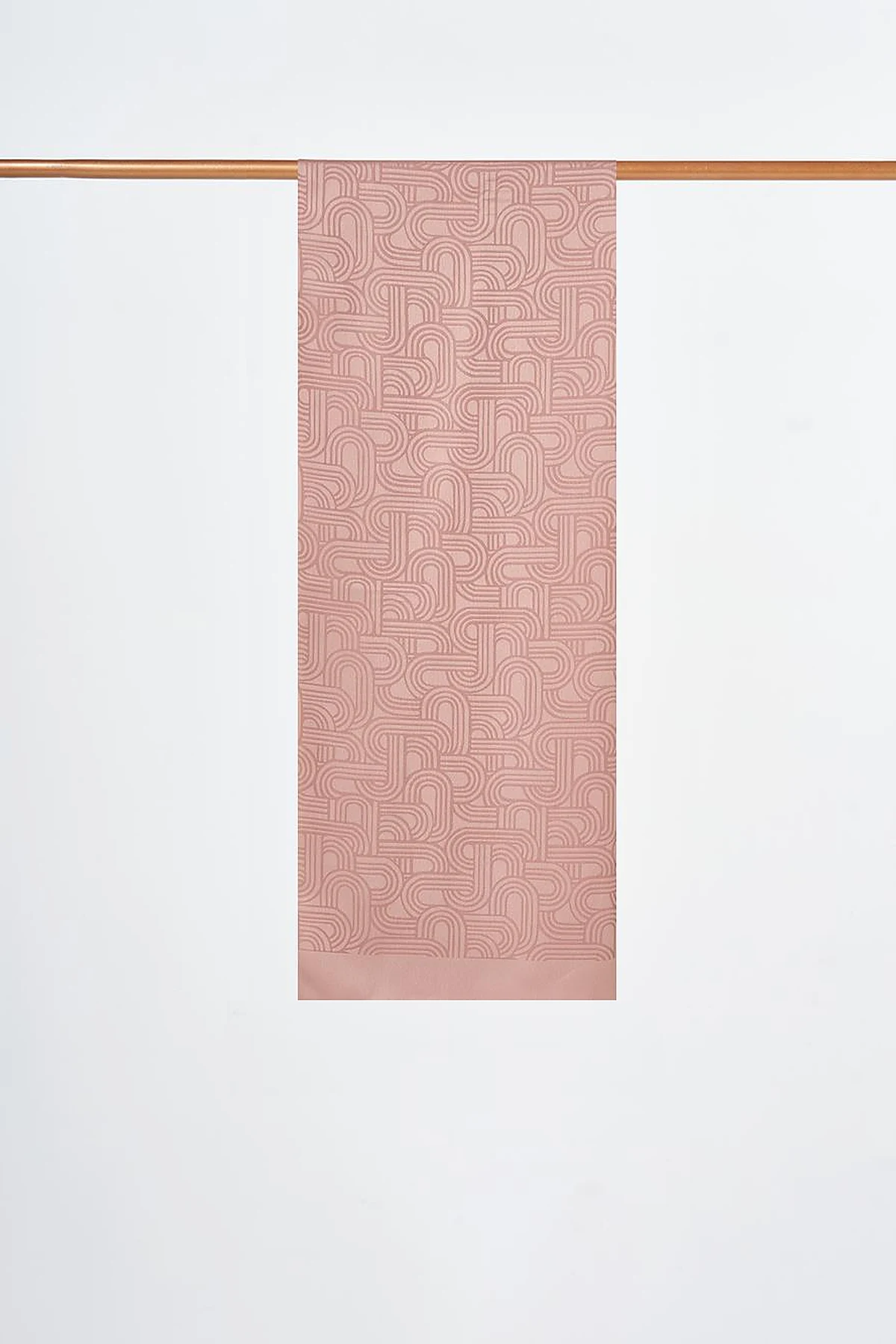 Geometric Pattern Shawl Milk Coffee