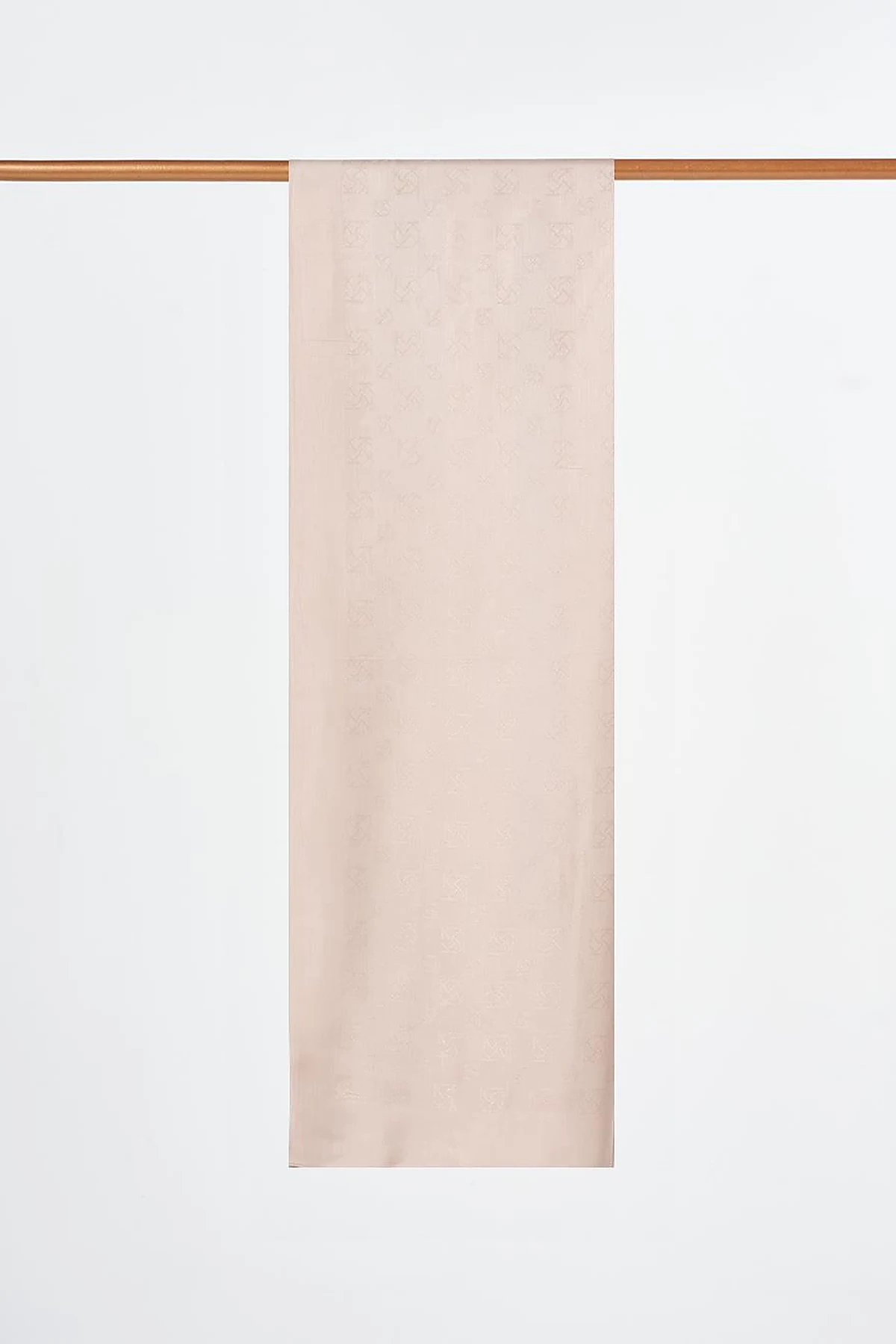 Monogram Patterned Viscose Shawl Stone