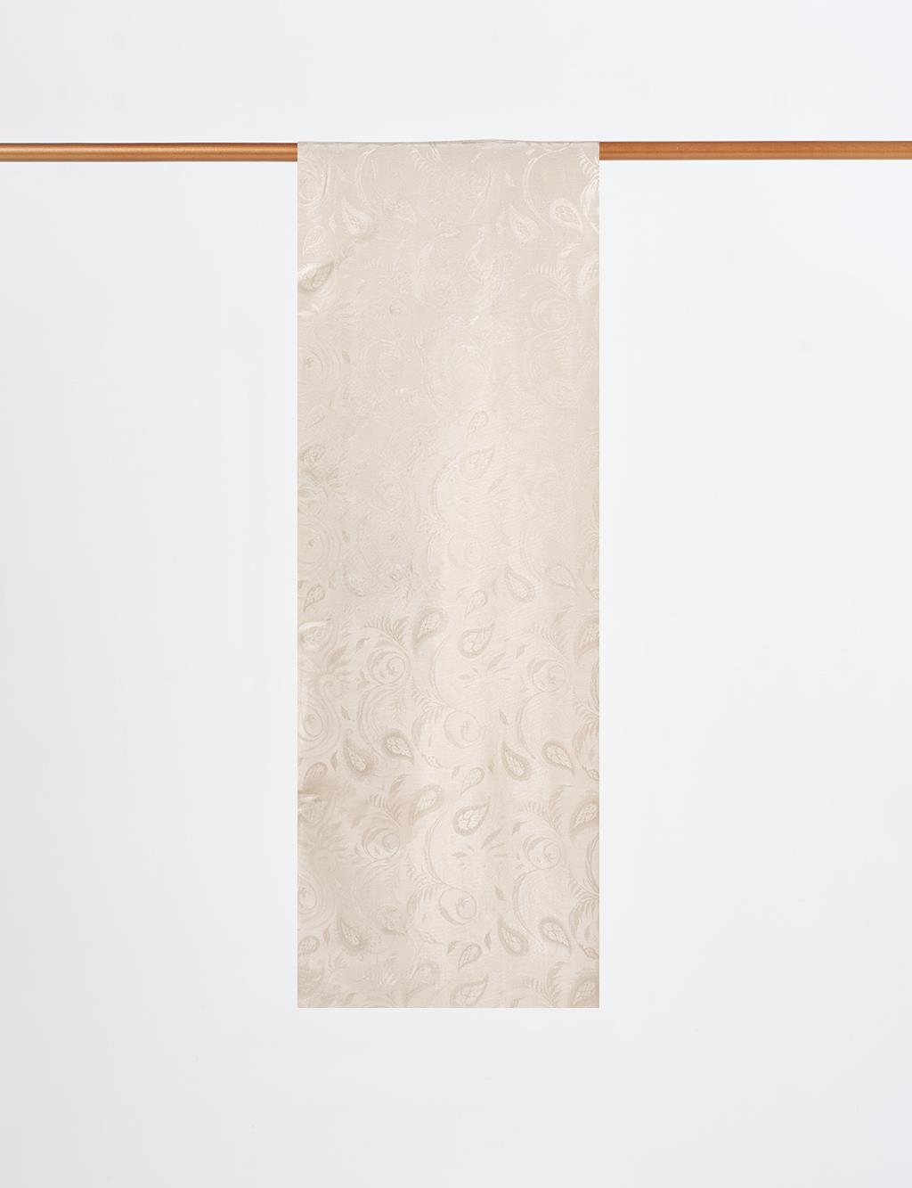 Leaf Pattern Lyocell Shawl Stone