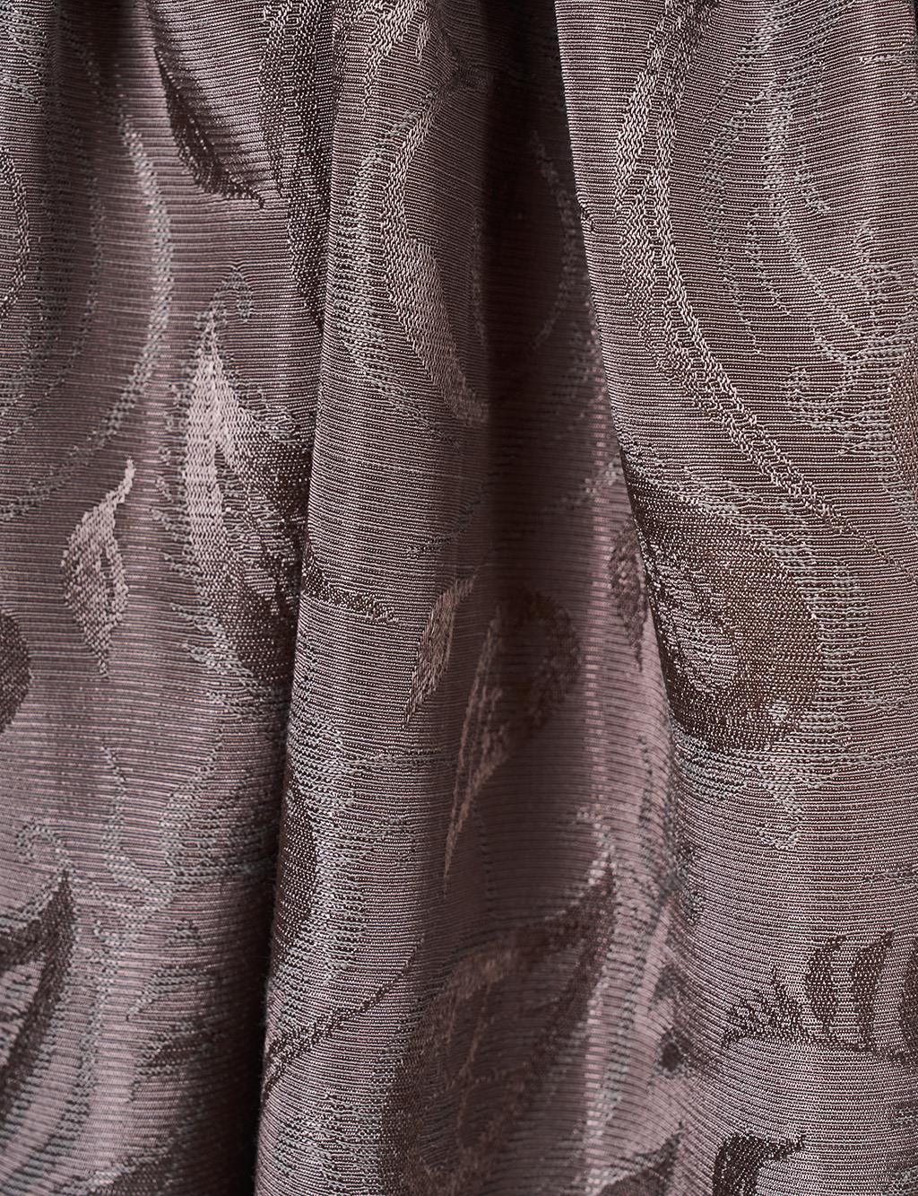Leaf Pattern Lyocell Shawl Fume