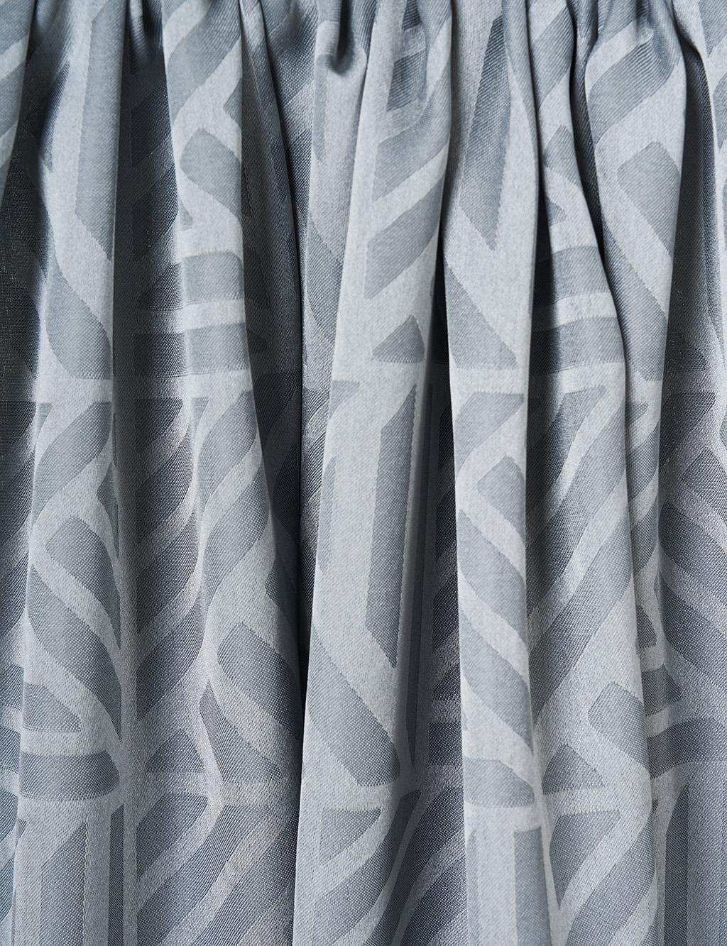 Labyrinth Pattern Shawl Gray