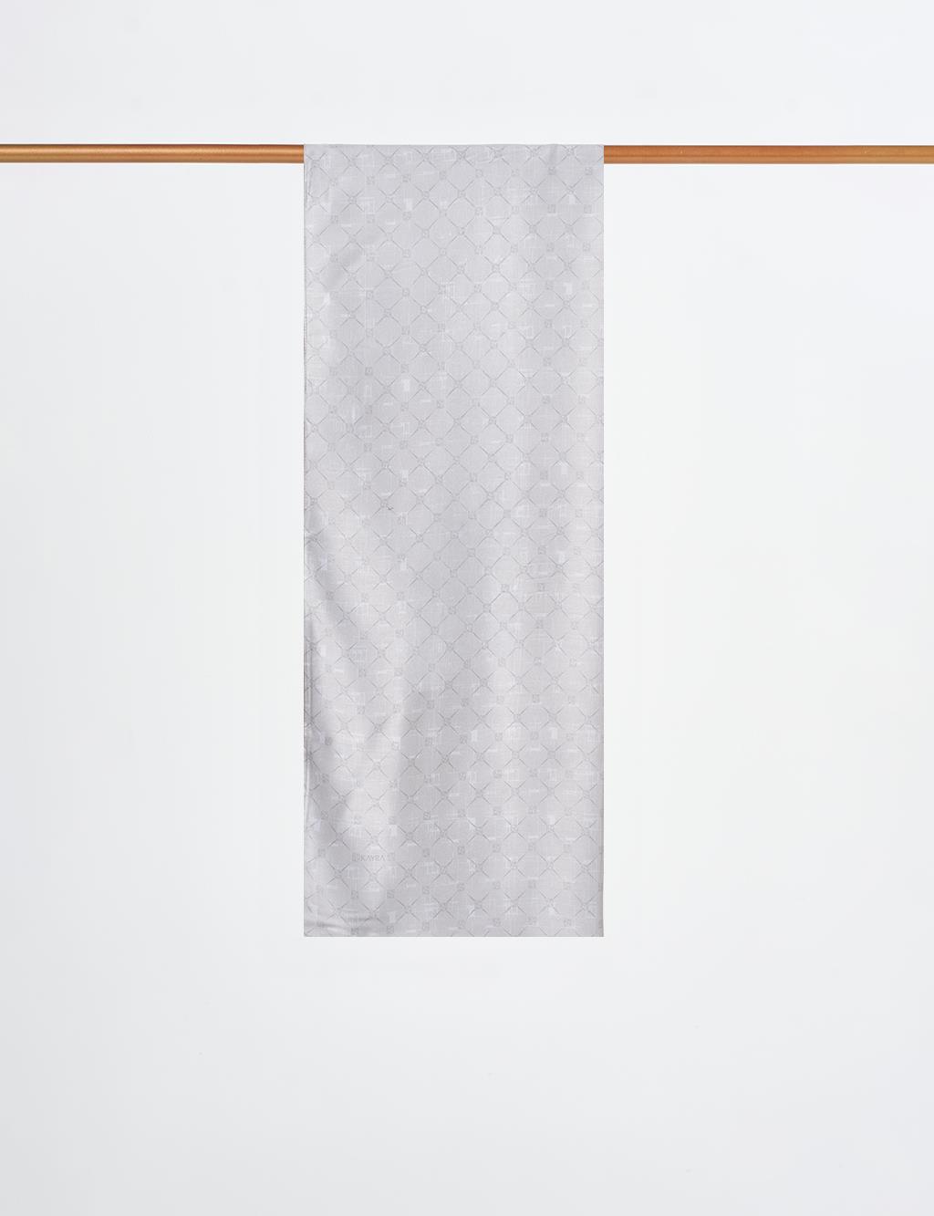 Monogram Desen Şal Taş