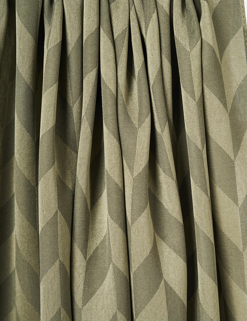 Herringbone Pattern Shawl Forest Green