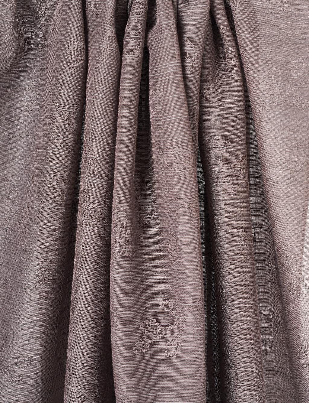 Floral Patterned Lyocell Shawl Fume