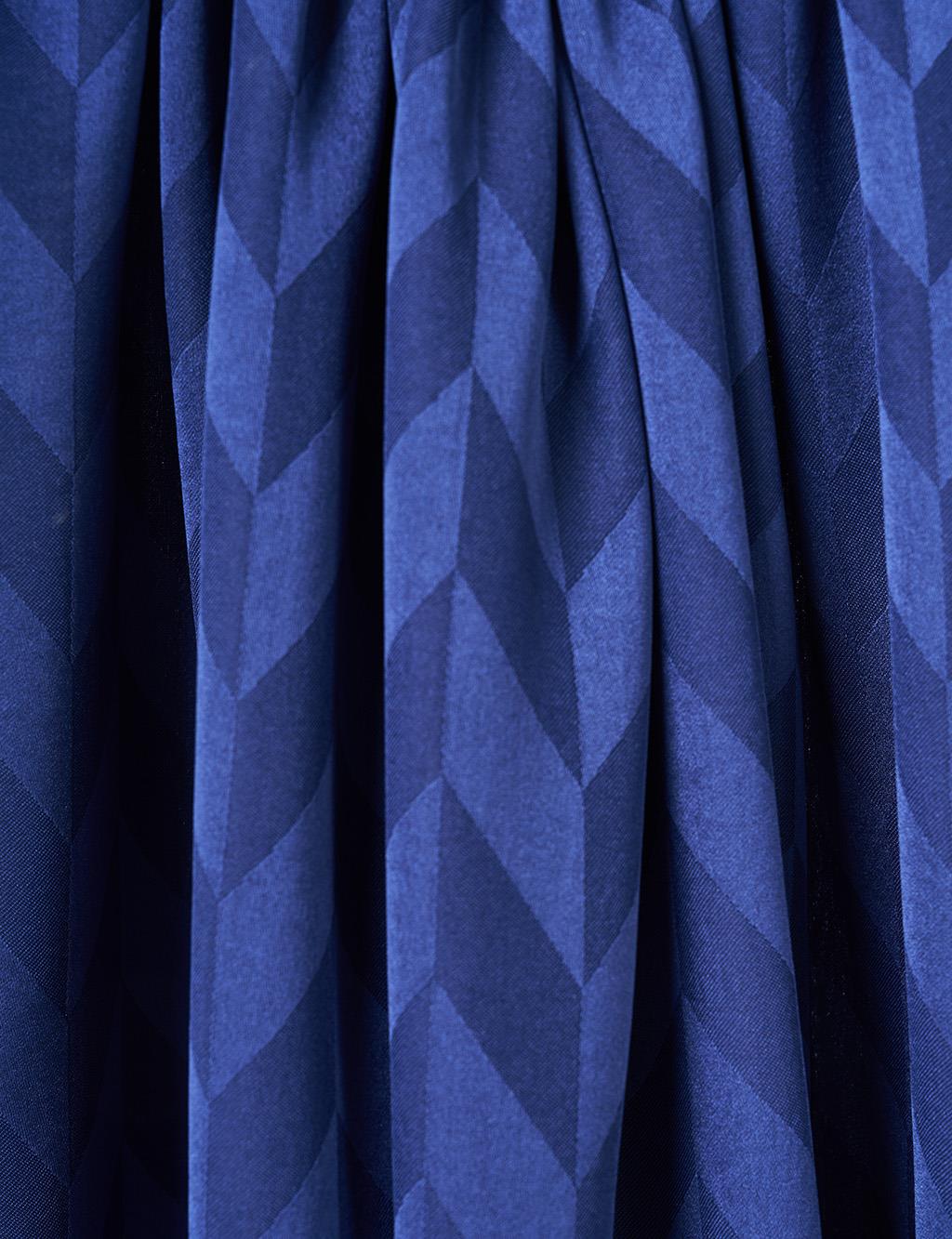 Herringbone Pattern Shawl Blue