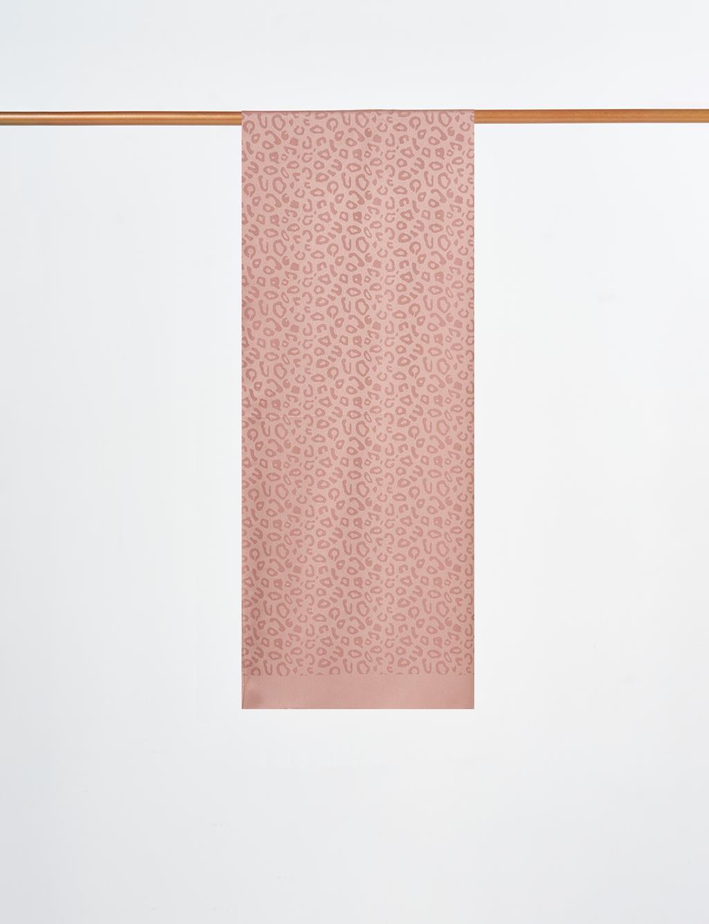 Leopard Pattern Shawl Milk Coffee