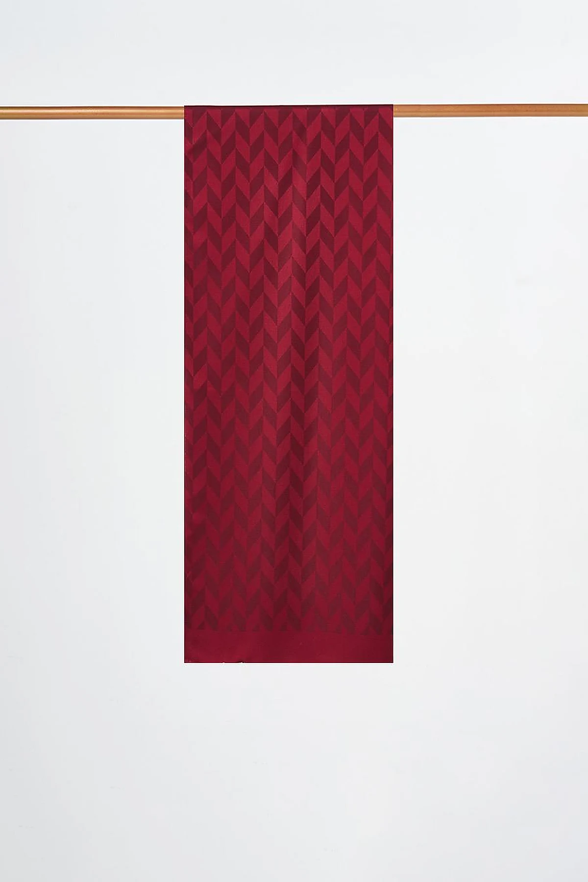 Herringbone Pattern Shawl Burgundy