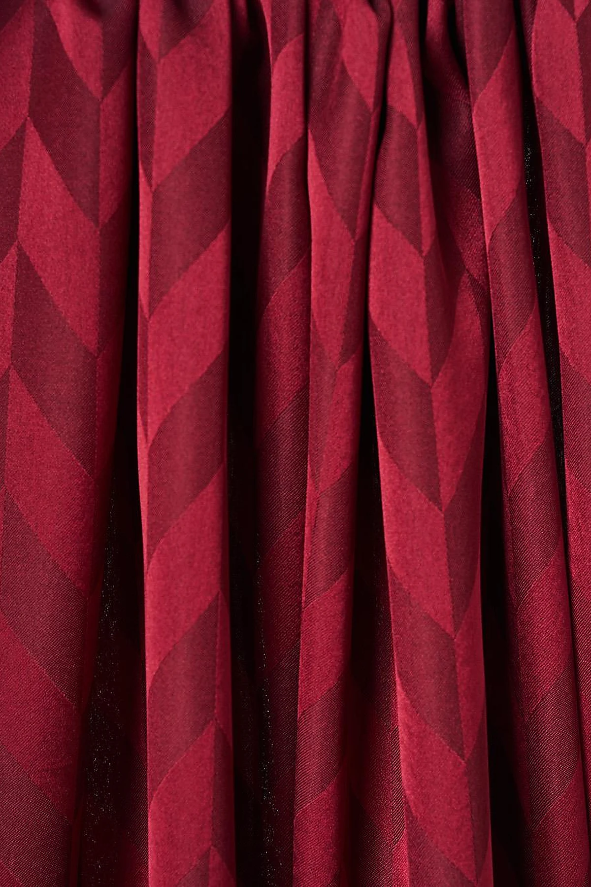 Herringbone Pattern Shawl Burgundy