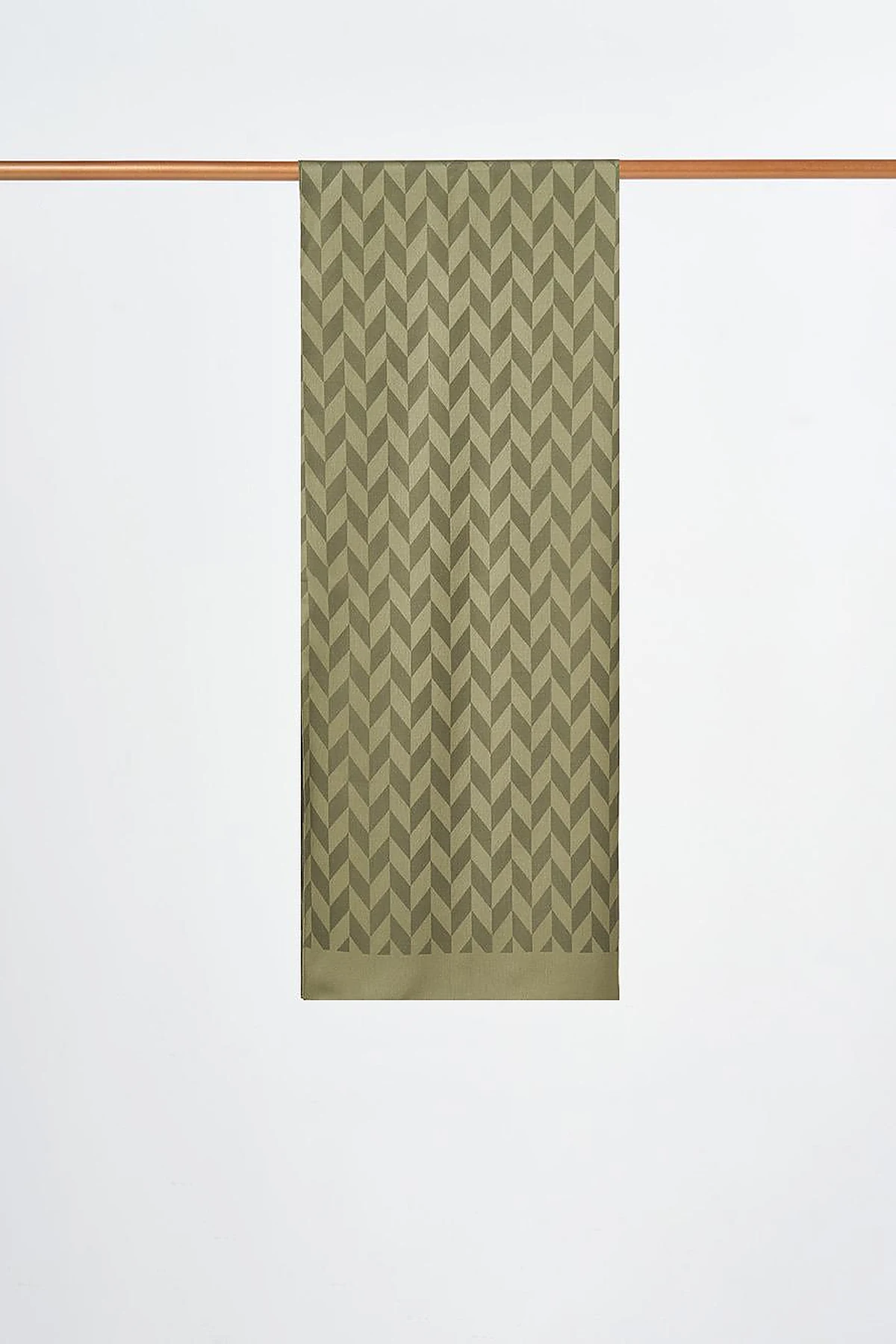 Herringbone Pattern Shawl Forest Green