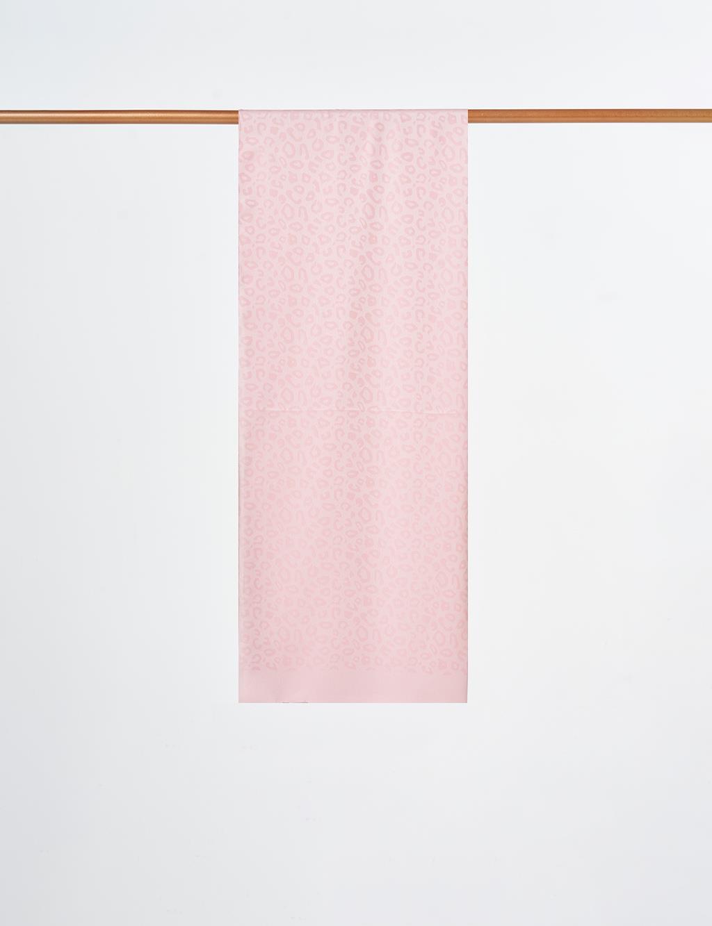 Leopard Pattern Shawl Powder Pink