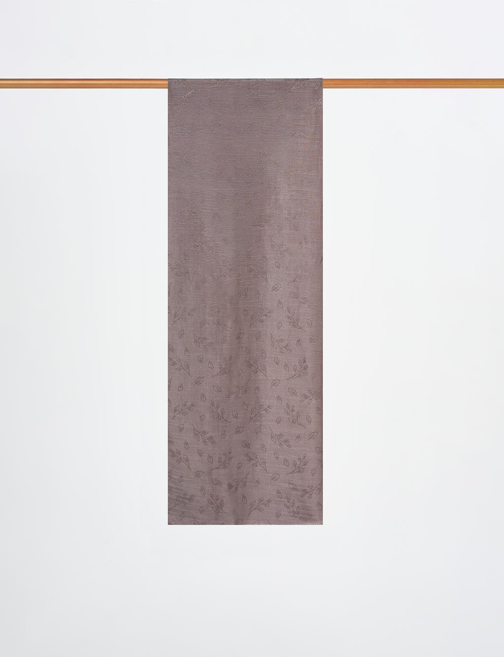 Floral Patterned Lyocell Shawl Fume